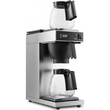 Kef Filtre Ofis ve Ev Inox Filtre Kahve Makinesi FLT120-2 çift potlu